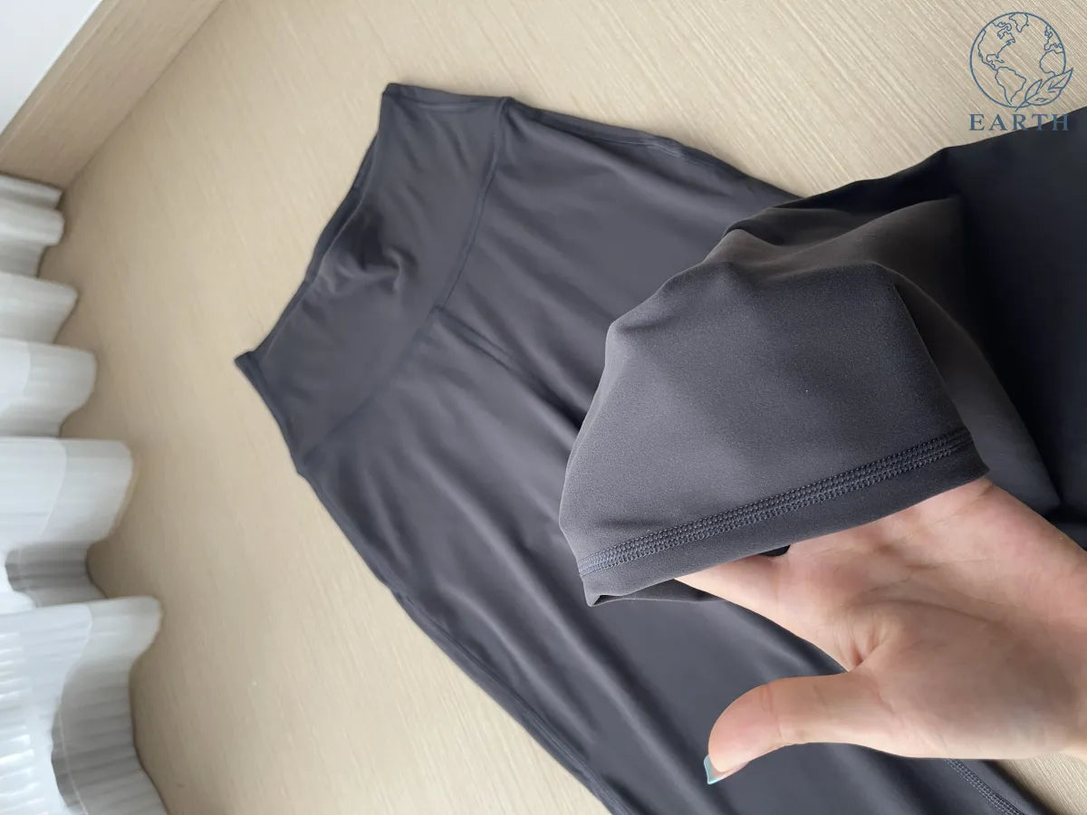 ハイウエスト フレアパンツ
